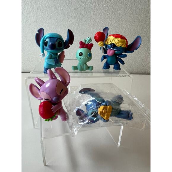 Disney Stitch Angel Scrump Figures Toy Figures Cake Topper Just Play - Picture 7 of 10